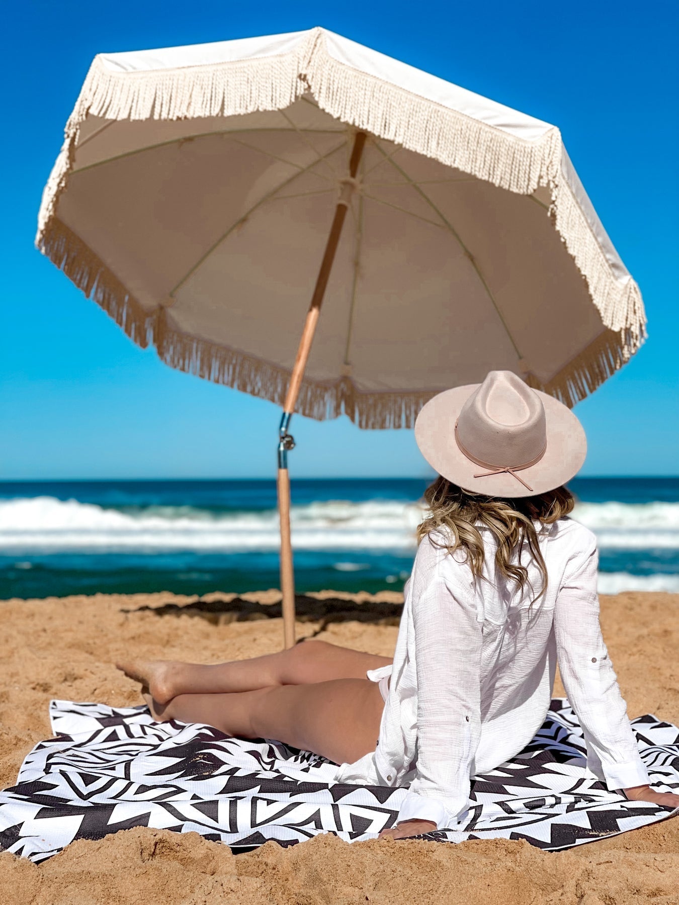 PARASOL DE PLAGE DE LUXE SUMMER BLISS